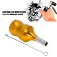 thumbnail image 2 of Mango de máquina de Tatuaje de 28 mm, Agarre Profesional de aleación de Aluminio para Tatuaje Ligero de Tatuaje Accesorios(Oro) tatuaje máquina agarre Spptty suministros de tatuaje, 2 of 7