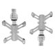 thumbnail image 1 of Pedales de bicicleta de montaña con rodamientos sellados de 9/16 ", pedales de plana para bicicleta en forma de X kusrkot Pedal de bicicleta ligero, 1 of 8