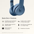 thumbnail image 3 of Auriculares Beats Solo4 con AppleCare+ (2 años) - Azul pizarra, 3 of 9