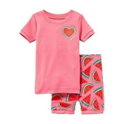 Old Navy Toddler Girl's 'So Fresh' Watermelon Cotton Pajama Shorts Set, Size 2T