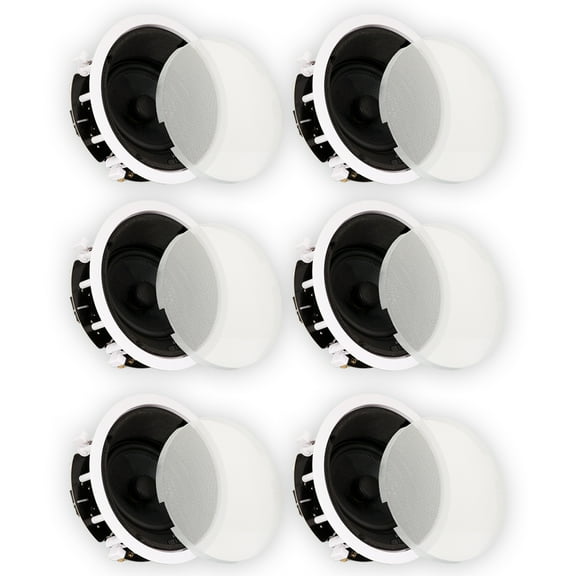 Theater Solutions TSS6A Home Theater Deluxe In Ceiling 6.5" Angled 6 Speaker Set 6TSS6A