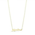 thumbnail image 2 of SuperJeweler Martina Nameplate Necklace in Gold, 16 inches All Names Available for Women, 2 of 3