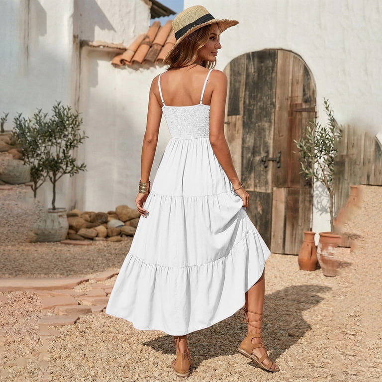 summer baby shower dress Momyknows Smocked Bow Tie Side Slit Elegant Bodycon Vacation Beach Photoshoot Cute Maternity Maxi the cutest baby shower dresses