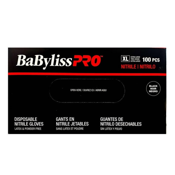 BaByliss Pro Gants Jetables en Nitrile - Très Grands
