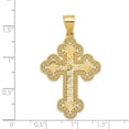 thumbnail image 6 of Auriga Fine Jewelry 14K Yellow Gold Budded Greek Key Cross Pendant for Women (L-44 mm,W-25 mm), 6 of 6