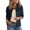 Navy, variant on CIENVNSTG Cardigan Sweaters for Women Knit Button Down Jacket Long Sleeve Sweater Blazer Casual Cardigan Coats with Pockets Brown M