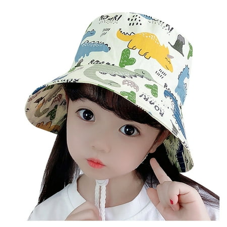 

〖CFXNMZGR〗Kids Hats Caps Newborn Infant Baby Boys Girls Cartoon Sunscreen Cap Baby Hat Bucket Cap