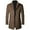 Coffee, variant on Fgnfyis Mens Coats Casual Lapel Woolen Blend Mid Length Overcoat Jacket for Men Mens Winter Jacket Coffee XXXL