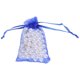 thumbnail image 2 of Bolsas transparentes de organza de primera calidad para regalo de decoración de recuerdo de fiesta de boda, bolsas de 7x9 cm (azul oscuro), 2 of 2