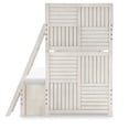 thumbnail image 7 of Summer Camp Stone Path White Complete Twin over Full Wood Bunk Bed, 7 of 7