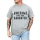 thumbnail image 1 of Camiseta divertida para papás «Like My Daughter» (Me gusta mi hija): camiseta para hombre con estampado sarcástico, mezcla de poliéster, tallas estadounidenses S-XXXL, regalo para el Día del Padre, 1 of 5