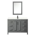 thumbnail image 3 of Wyndham Collection Wcv252548s-Vca-Med Daria 48" Free Standing Single Basin Vanity Set -, 3 of 7