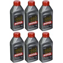 Motul RBF660 DOT4 Synthetic Racing Brake Fluid 101667 - 6-Pack / 500ml Bottles