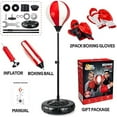 thumbnail image 3 of Big Punching Bag for Kids Included 2 Pack Boxing Gloves, Boxing Toys for Boys, Boxing Bag Sets with Height Adjustable Stand, for Boys & Girls Age 5 6 7 8 9 10 Years Old$$Sport & Recreation Other, 3 of 9