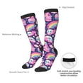 thumbnail image 4 of Sikiie cartoon rainbow Skull Knee Socks, High Socks Long Stretchy Sock Women Knee High Stocking, Long Socks for Women, 4 of 6