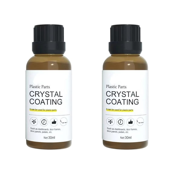 Kieccall 60ml Automotive Plastic Restorer and Scratch Remover Ceramic Coating Formula for Interior Exterior Trim Dashboard and Bumpers