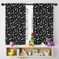 thumbnail image 5 of Blackout Kids Curtains,Black Halloween Bats with White Childrens Insulated Curtains Set Of 2,Bedroom Essentials,Toddler Room Decor 42"x54", 5 of 5