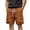 #02 Brown 【Mix & Match: Stock Up on Your Favorite Colors】, variant on Men's Solid Zipper Pocket Workwear Shorts, Adjustable Drawstring Elastic Waist Elastic Leg Cuff Storage Pockets for Outdoor Construction Daily | TruHer,Black L