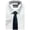 White - white, variant on Nick Graham Mens Modern Fit Stretch Button Down Dress Shirt, White, 16-16.5