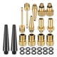 thumbnail image 3 of Greeniant 26 Pieces Valves Adapter Copper Mountain Combinations Tool Pump Parts Adapters Cycling Bike Use Inflator 2piezas, 3 of 6