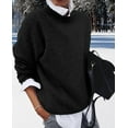 thumbnail image 3 of Womens Collared 2 in 1 Pullover Shirt Sweater Tops Plus Size Casual Long Sleeve Blouse Warm Fall Sweatshirt Outwear, 3 of 13