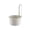 WHITE, variant on Hanging Sink Basket Button Drain Storage Split Filter Basket 1 Second Install for Kitchen Bathroom Space Saving Durable Plastic