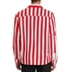 thumbnail image 3 of Camisa Casual de Manga Larga de Rayas Verticales para Hombre INSPIRE CHIC, Ajuste Regular, XL, Rojo y Blanco, 3 of 7