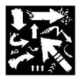 thumbnail image 1 of Woodware Pochoir Flèches, 1 of 1