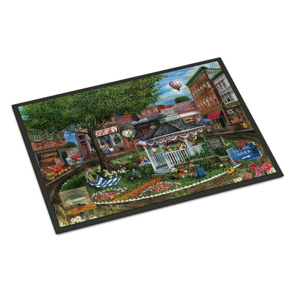 Carolines Treasures PTW2013MAT Summer Concert Series 4th of July Door Mat Indoor Rug or Outdoor Welcome Mat 18x27