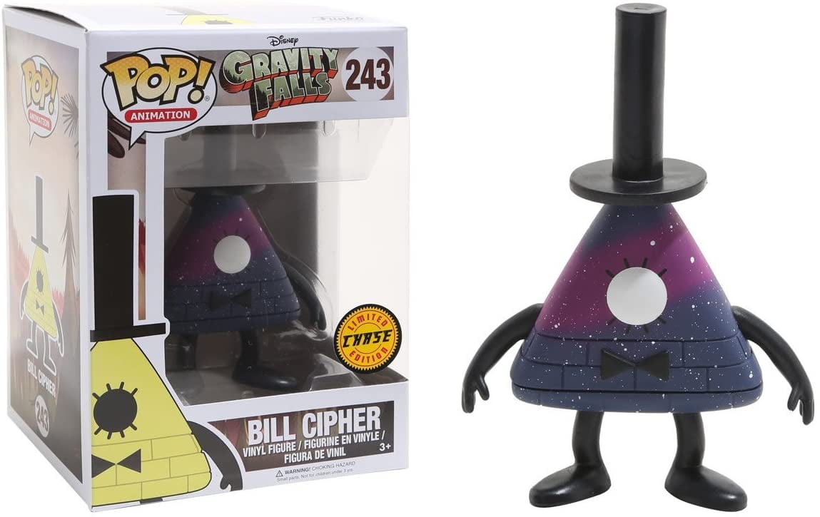 Funko Disney Gravity Falls Bill Cipher Pop Vinyl Figure Chase, Character | Pop! Animation: Gravity Falls - Bill Cipher Chase Limited.., By Visit the