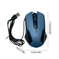 thumbnail image 3 of Foqnuq Wired USB Optical Mouse for Business, Office & Home Gaming - Ergonomic Design, Fast Plug-and-Play Connection, 3 of 6