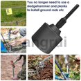 thumbnail image 1 of For sds plus tpost ground rod driver 65mm bit for rotary hammer drill, 1 of 3