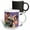 Multicolor, variant on 3drose, Funny Cute French Bulldog Dog Colorful Abstract Art, 11oz Magic Transforming Mug