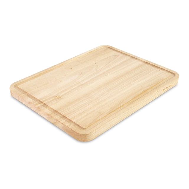 Tabla de cortar KitchenAid Classic Rubberwood 28 cm x 36 cm