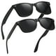 thumbnail image 1 of Gafas de sol MEETSUN Polarized Classic Retro, 2 unidades, C3, color negro mate, 1 of 6