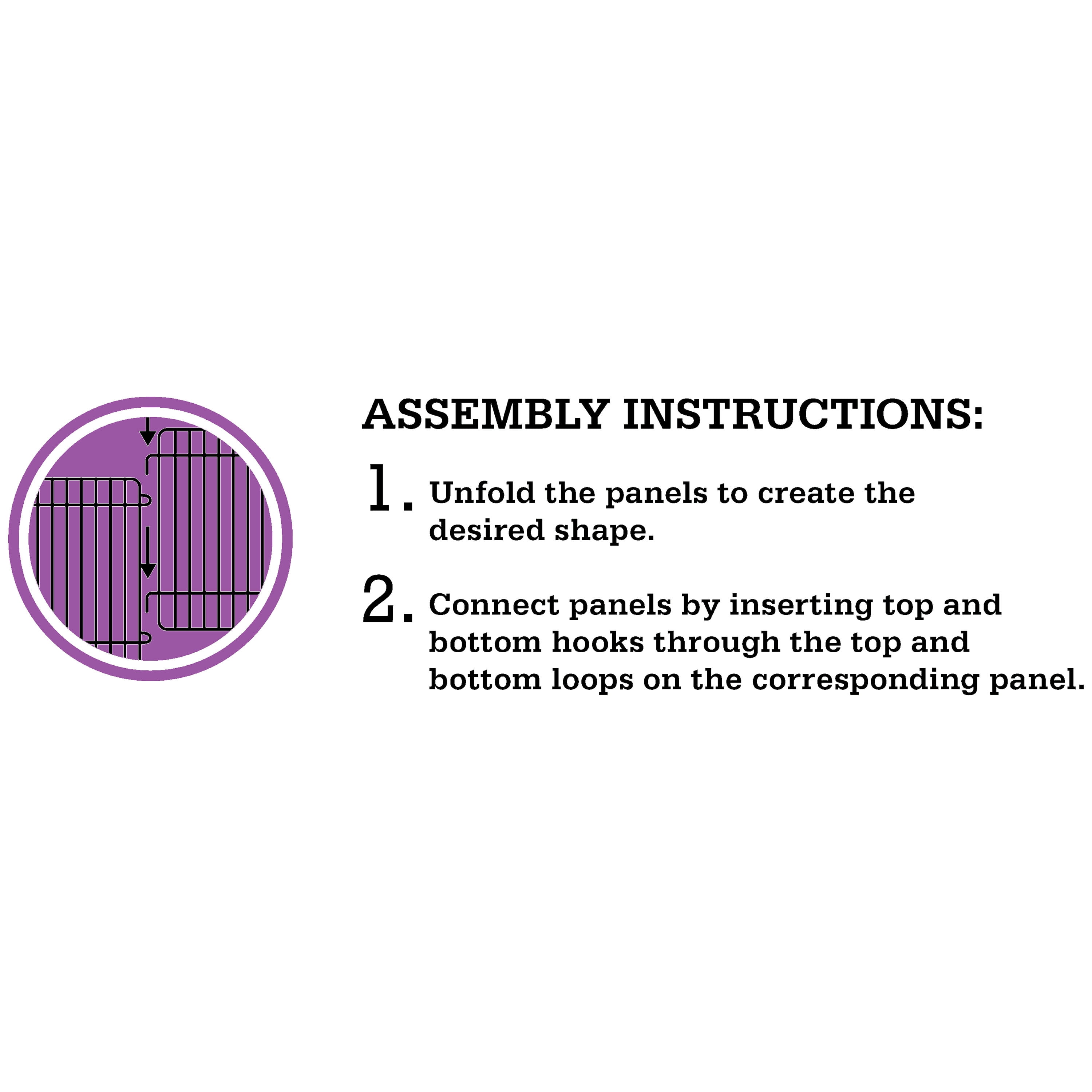 (3 pack) Vibrant Life Portable Steel Wire Play Pen for Small Pets, Customizable, 10 Panels, Indoor & Outdoor Use, 9" Tall