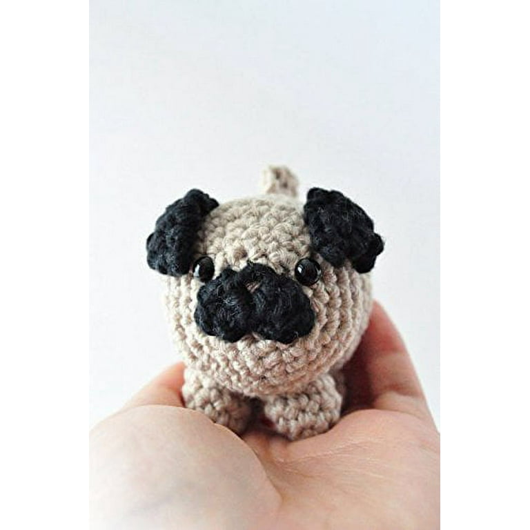 DIY Khaki Puppy Crochet Kit For Beginners Pet Birthday Hat Knitted