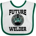 thumbnail image 3 of Inktastic Welding Future Welder Baby Clothes Boys or Girls Baby Bib, 3 of 4