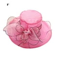 thumbnail image 2 of Kyusrd Flower Net Yarn Sun Hat Beach Sunscreen Sunhat Female Organza Top Hat, 2 of 2