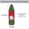 thumbnail image 5 of HELLHERO Ironing Board Cover 3 Fasteners Soft Snowman and Snowflake Dustproof Covers Ironing Cover for Friends, 5 of 5