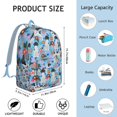 thumbnail image 5 of German Shorthaired Pointer Dog and Flower Backpack for School,Cute School Bag,Schoolbag with Adjustable Shoulder Straps & Padded Back,15.7"x11.8"x5.5", 5 of 5