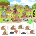 thumbnail image 5 of Set 3D de dinosaurios pintados por ti mismo, HUOGUO, de Doodle Toys para niños, 5 of 5