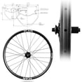 thumbnail image 4 of ICAN F930 29er Carbon Mountain Bike Wheelset 30mm Inner Width 6 Bolts Disc Boost 15×110/12×148mm For Trail Bike, 4 of 8