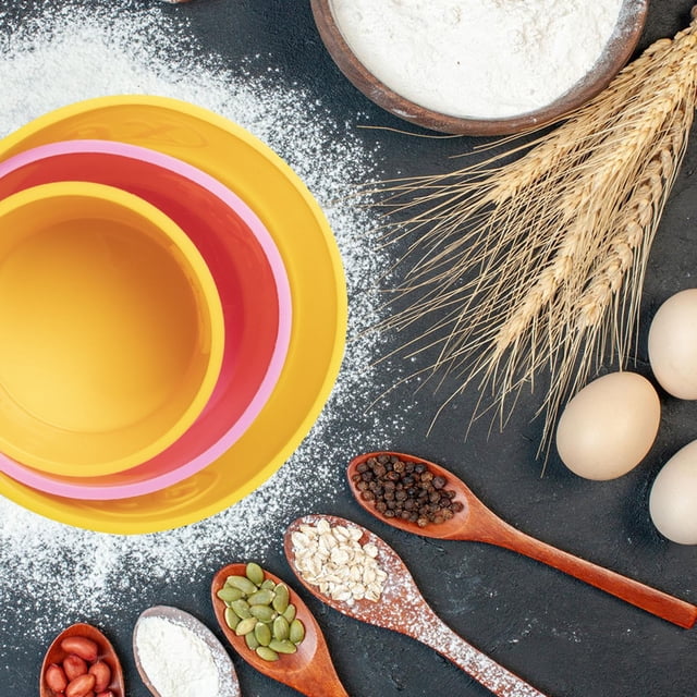 Molde cilíndrico antiadherente para pasteles, molde para hornear reutilizable para pan, pasteles y galletas, apto para lavavajillas, fácil liberación y limpieza, construcción metálica duradera