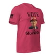thumbnail image 3 of VOTE FOR GRANDPA TRUMP 2024 Unisex t-shirt (Heather Raspberry, XL), 3 of 4