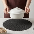 thumbnail image 4 of Unique Bargains 6Pcs Rustic Woven Dining Placemats Black 15x15inch, 4 of 6
