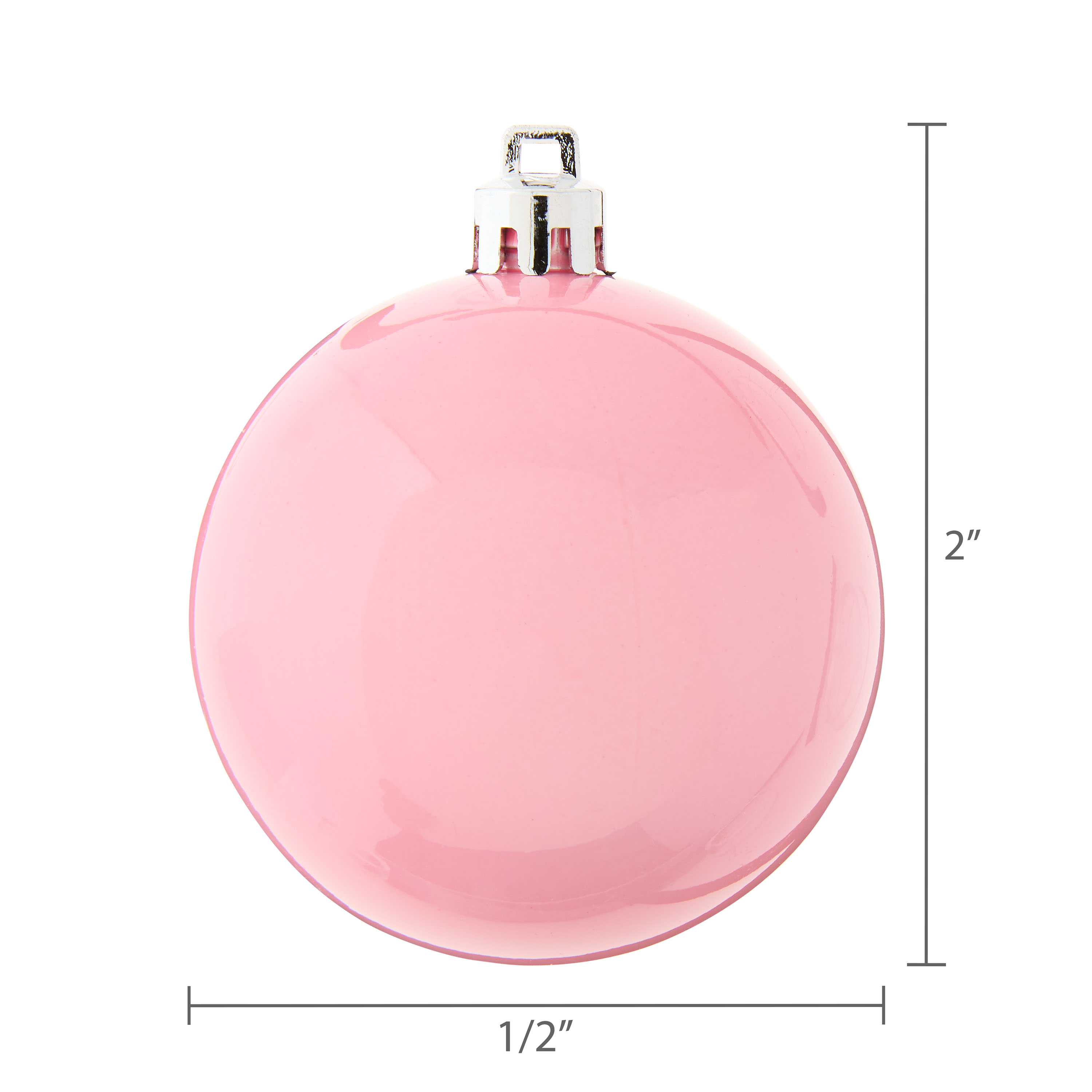 50-Count Brights Shatterproof Christmas Ball Ornaments, by Holiday Time