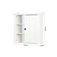 thumbnail image 5 of Bathroom Wall Cabinet With Door - 21.05x5.74x20 Inch, White , Stunning Design, Waterproof , Easy To Build, Adjustable Shelf, Over Toilet Storage For Bathroom, Office, Kitchen, Bedroom Inch Door,, 5 of 7