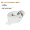 thumbnail image 3 of Faux Leather Strip Leather Strap Double-Sided 197" Long 1.97" Wide White for DIY Crafts, Belts, Bags, 3 of 4