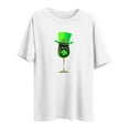 thumbnail image 4 of Ounisa Womens Funny St Patricks Day T Shirts for Womens Shamrock Gnomes Cup Graphic Short Sleeved Tees for Saint Patricks Day, 4 of 4